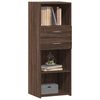 vidaXL Highboard Brown Oak 45x42.5x124 cm Engineered Wood