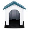 vidaXL Dog House Blue 57x68x66 cm Polypropylene