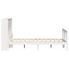 vidaXL Bookcase Bed without Mattress White 160x200 cm Solid Wood Pine