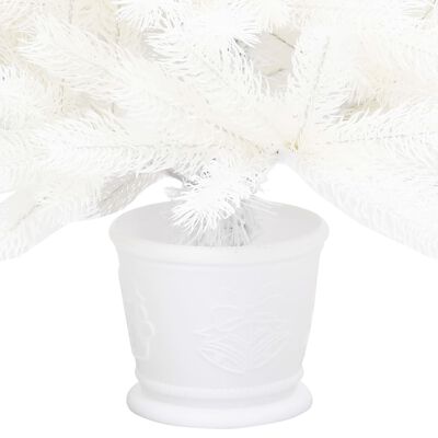 vidaXL Artificial Christmas Tree Lifelike Needles White 90 cm