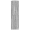 vidaXL Wardrobe Grey Sonoma 90x50x200 cm Engineered Wood
