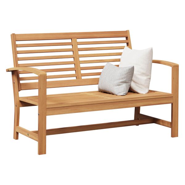 vidaXL Bench Brown 110 x 65 x 76.5 cm Solid Teak Wood