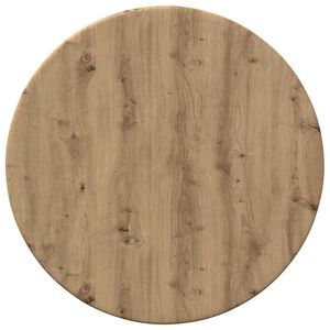 vidaXL Table Top &Oslash; 30 x 1.5 cm Round Engineered Wood Artisan Oak