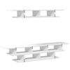 vidaXL TV Wall Units White Engineered Wood