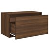 vidaXL Hall Bench 80x40x45 cm Brown Oak Engineered Wood