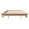 vidaXL Bed Frame without Mattress 90x200 cm Solid Wood Pine