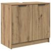 vidaXL Bathroom Cabinet Artisan Oak 64.5 x 33.5 x 59 cm