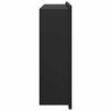 vidaXL Shower Niche Black 45 x 30 x 9.5 cm Stainless Steel