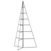 vidaXL Metal Christmas Tree for Decoration Black 140 cm