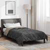 vidaXL Summer Duvet Light Grey and Anthracite 220 x 140 cm Microfiber