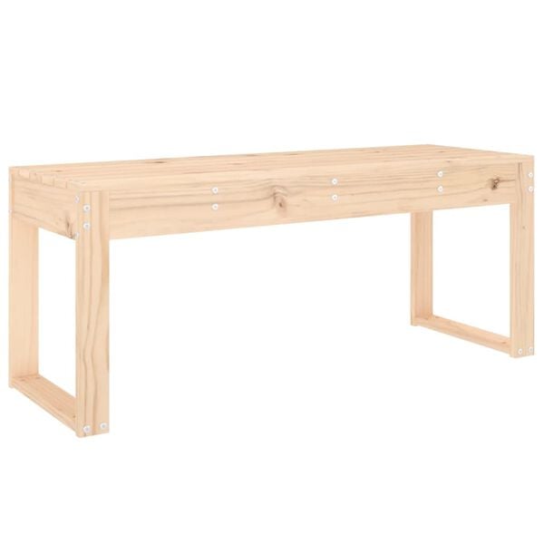vidaXL Garden Bench 110x38x45 cm Solid Wood Pine