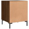 vidaXL Bedside Cabinets 2 pcs Brown Oak 40x40x50 cm Engineered Wood