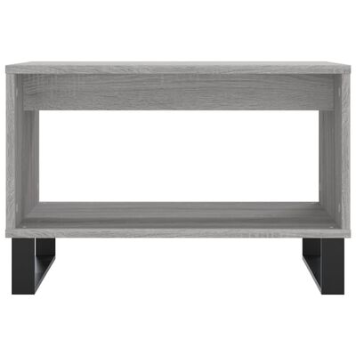 vidaXL Coffee Table Grey Sonoma 60x50x40 cm Engineered Wood