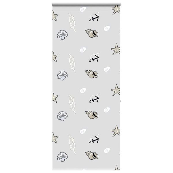 vidaXL Shower Roller Blind with Cassette 110x240 cm Fabric Width 106 cm