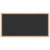 vidaXL Chalkboard with Solid Pine Wood Frame Black 60x30 cm
