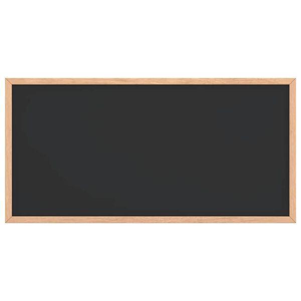 vidaXL Chalkboard with Solid Pine Wood Frame Black 60x30 cm