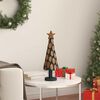 vidaXL Christmas Tree with Stand Brown 60 cm Solid teak wood