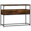 vidaXL Console Table Smoked Oak 100x40x75 cm Engineered Wood