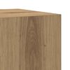 vidaXL 3 Piece Bathroom Furniture Set Artisan Oak Engineered Wood
