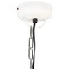 vidaXL Industrial Hanging Lamp White Iron & Solid Wood 40 cm E27