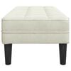 vidaXL Bench Cream 113 x 57 x 39 cm Velvet