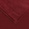 vidaXL Throw Blanket Bordeaux Red 130 x 150 cm Fleece