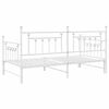 vidaXL Daybed Frame White 107 x 203 cm Steel