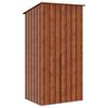 vidaXL Garden Sheds Brown 103 x 86 x 200 cm Metal