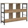 vidaXL Bookshelf Artisan Oak 102 x 32 x 72.5 cm Engineered Wood