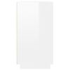 vidaXL Sideboard High Gloss White 80x34x75 cm Engineered Wood