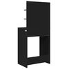 vidaXL Bedroom Dressing Tables with Drawer Black 80 x 39.6 x 135 cm