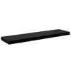 vidaXL Floating Wall Shelves 2 pcs High Gloss Black 90x23.5x3.8 cm MDF