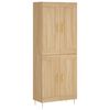 vidaXL Highboard Sonoma Oak 69,5x34x180 cm Engineered Wood