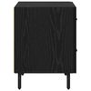 vidaXL Bedside Cabinet Black Oak 40 x 35 x 47.5 cm Engineered Wood