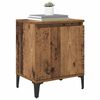 vidaXL Bedside Cabinet Old Wood 40 x 30 x 50 cm Engineered Wood