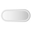 vidaXL LED Bathroom Mirror 60x25 cm Oval