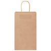 vidaXL Paper Bags 50 pcs with Handles Brown 21x11x36 cm