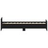 vidaXL Bed Frame without Mattress Black Oak 90x190 cm Engineered Wood