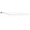 vidaXL Retractable Awning White 400 x 300 cm Fabric and Aluminium