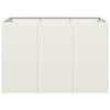 vidaXL Planter White 120x80x80 cm Steel