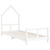 vidaXL Kids Bed Frame White 80x200 cm Solid Wood Pine