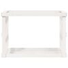 vidaXL Outdoor Log Holder White 108x52x74 cm Solid Wood Pine