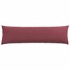 vidaXL Sofa Pillows 2 pcs Wine Red 145 x 40 cm Fabric
