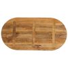 vidaXL Table Top 100x40x3.8 cm Oval Solid Wood Mango