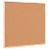 vidaXL Cork Board with Solid Pine Wood Frame 60x55 cm