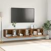 vidaXL TV Cabinet Set 3 pcs Brown 60 x 30 x 30 cm Engineered Wood