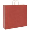 vidaXL Paper Bags 50 pcs with Handles Red 54x15x49 cm