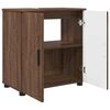 vidaXL Bathroom Furniture Set 3 pcs Brown oak Engineered wood