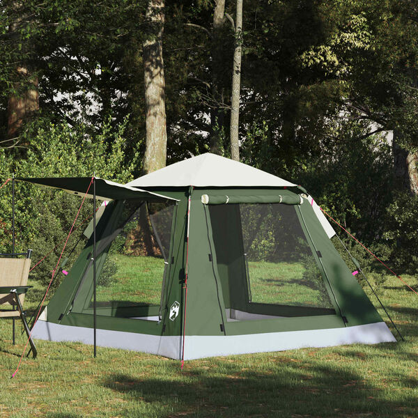 vidaXL Instant Tent Folding Green 205 x 205 x 143 cm Steel