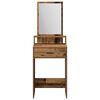 vidaXL Dressing Table Old Wood 50 x 41 x 140 cm Engineered Wood